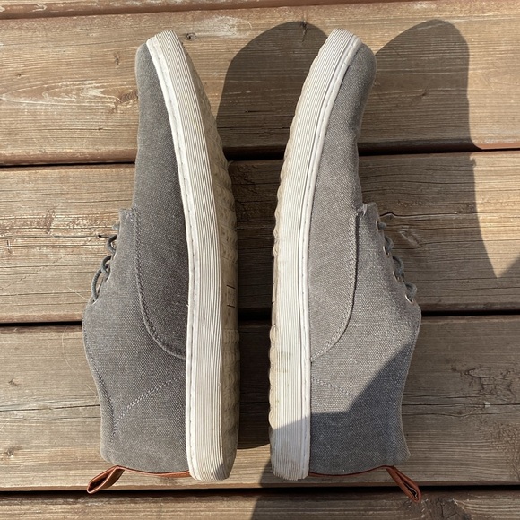 Ashford Hayes men’s grey canvas sneaker/shoe loafer size 14. - Picture 2 of 14